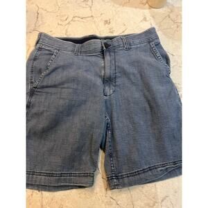 Blue Denim Chino Shorts